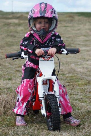 Megan - On motorbike